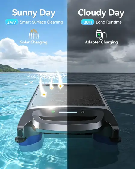 V1T Solar Pool Skimmer, Robotic… — Photo 2