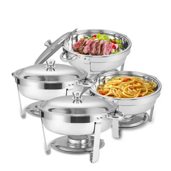 5 qt. Round Chafing Dish… — Photo 2