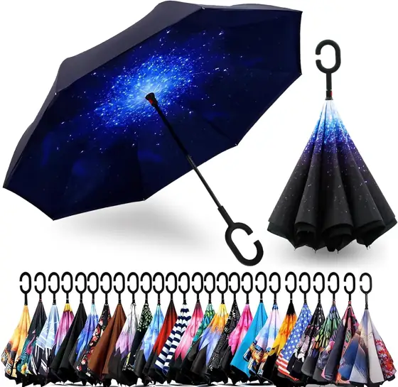 SIEPASA 49/56 Inch Inverted Umbrella… — Photo 1