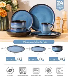 LERATIO Ceramic Dinnerware Sets for… — Photo 3