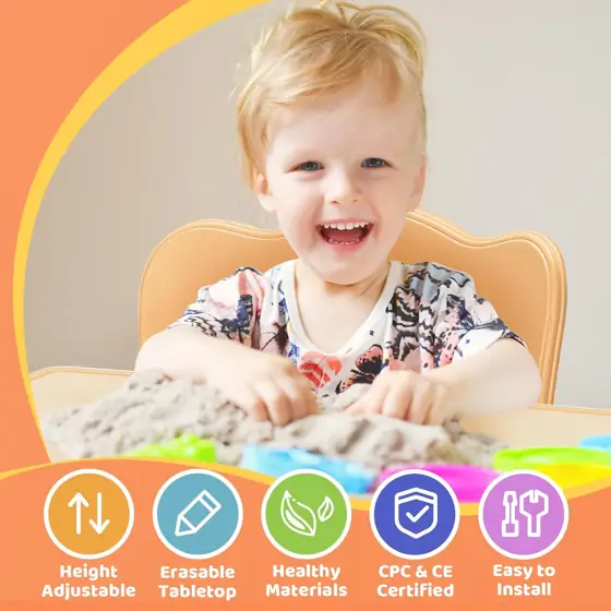 FUNLIO Kids Table & 4… — Photo 2