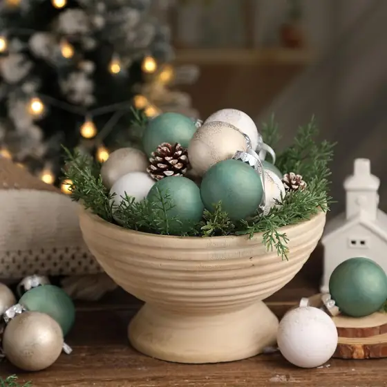 Yunlly 24 Pcs Textured Christmas… — Photo 2