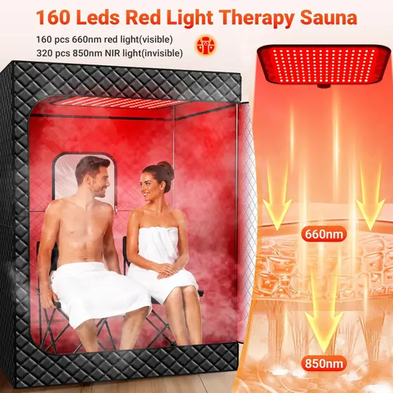 I-THERA-U 2-Person Infrared Sauna, 160… — Photo 3
