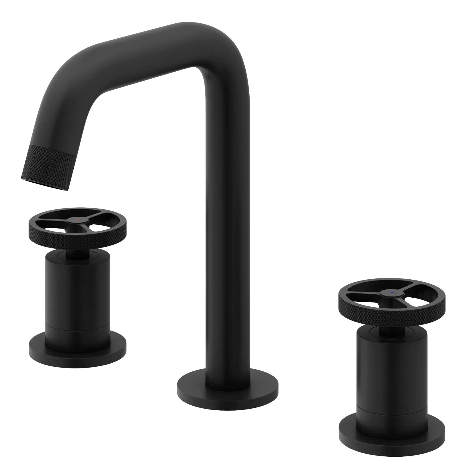 VIGO Cass Matte Black Widespread… — Photo 1