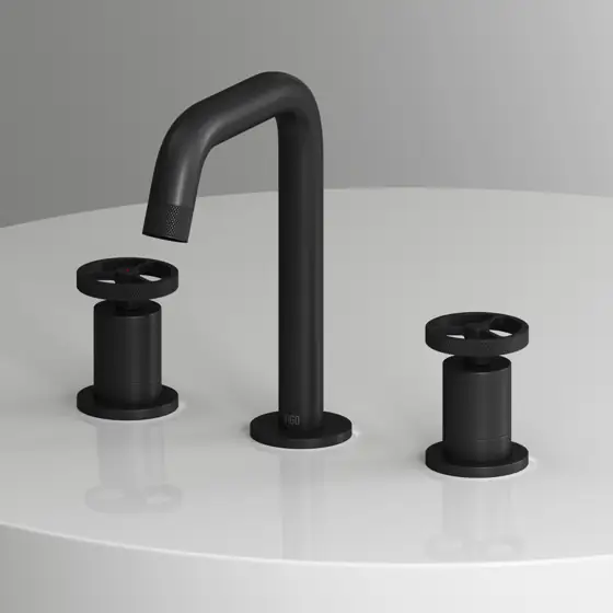 VIGO Cass Matte Black Widespread… — Photo 2