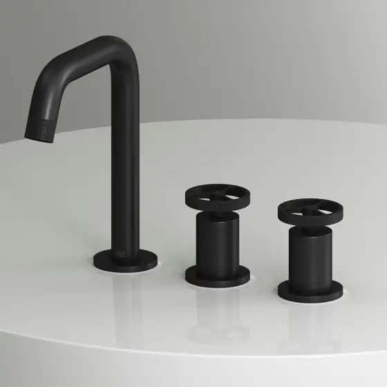 VIGO Cass Matte Black Widespread… — Photo 3