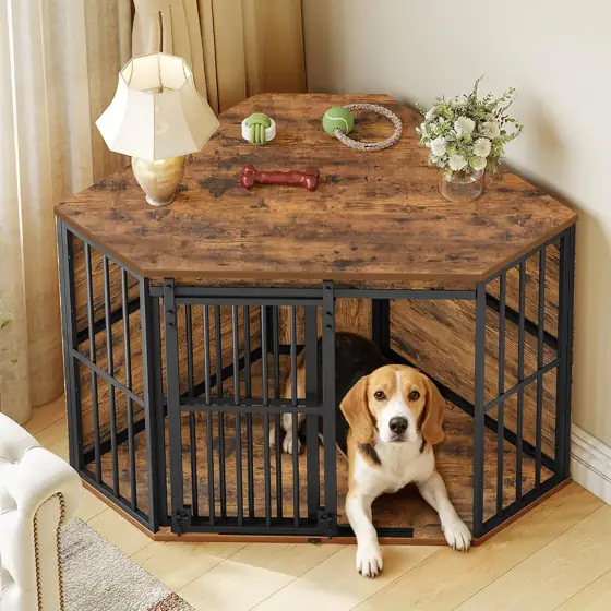 Hzuaneri Corner Dog Crate Furniture… — Photo 1