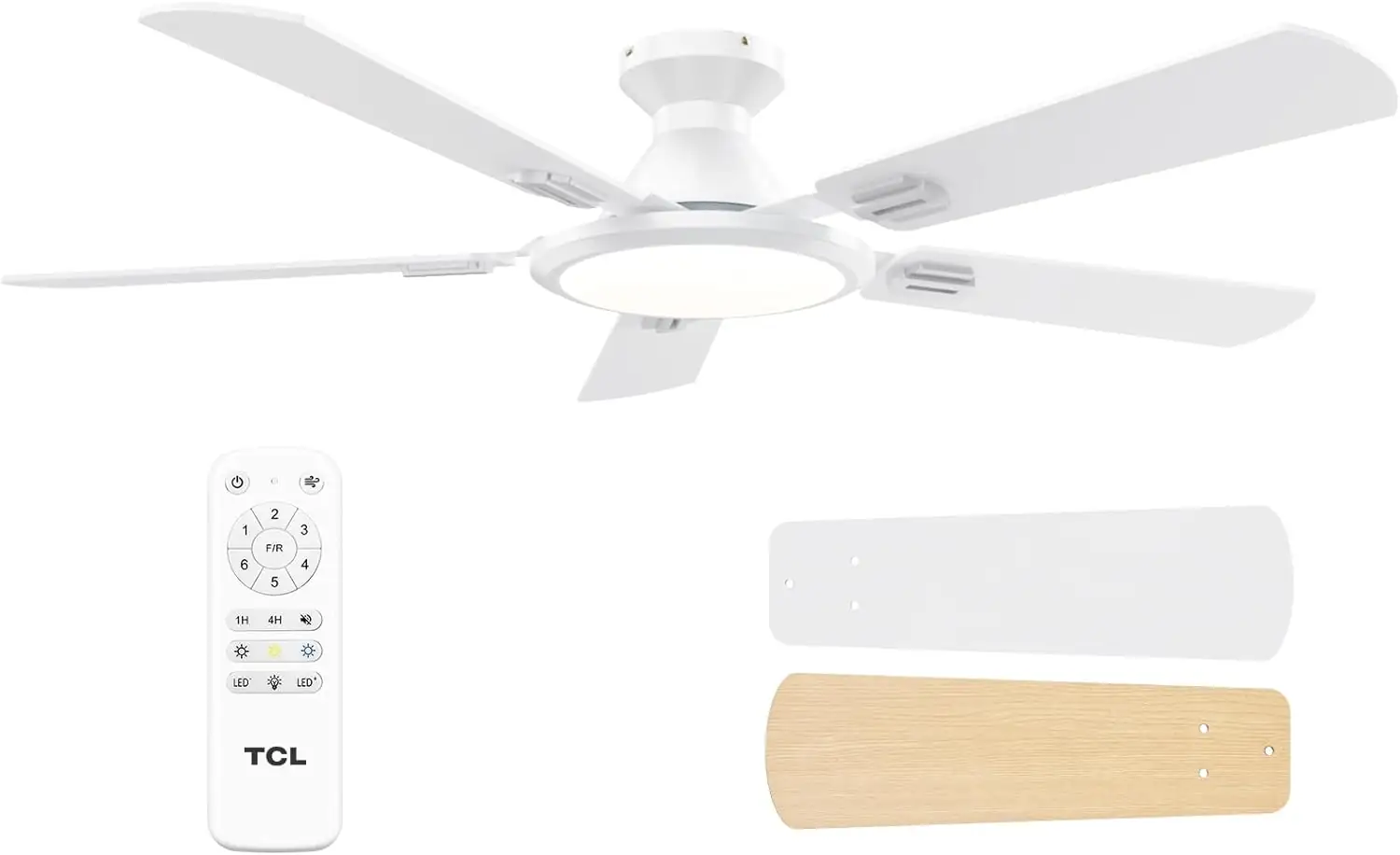 TCL 52" White Low Profile… — Photo 1