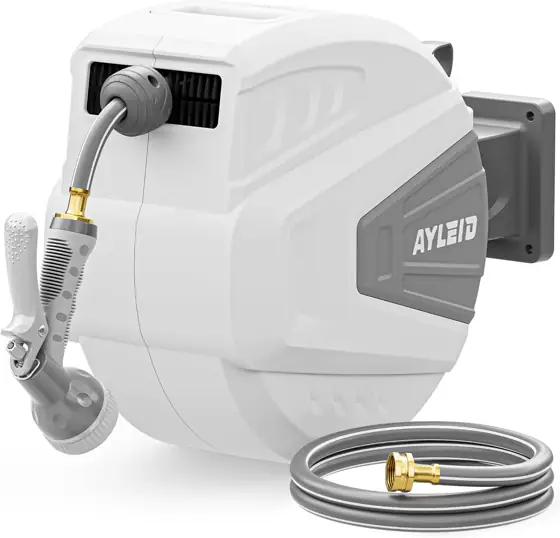 Ayleid Retractable Garden Hose Reel,… — Photo 1
