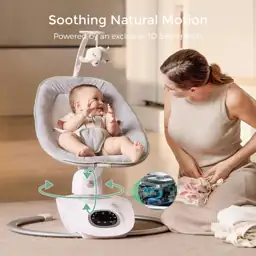 Momcozy CocoSway Electric Baby Swing… — Photo 2