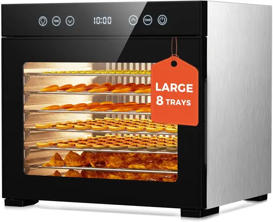 Food Dehydrator, 8-Tray Stainless Steel… — Photo 1