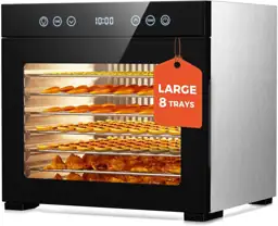 Food Dehydrator, 8-Tray Stainless Steel… — Photo 1