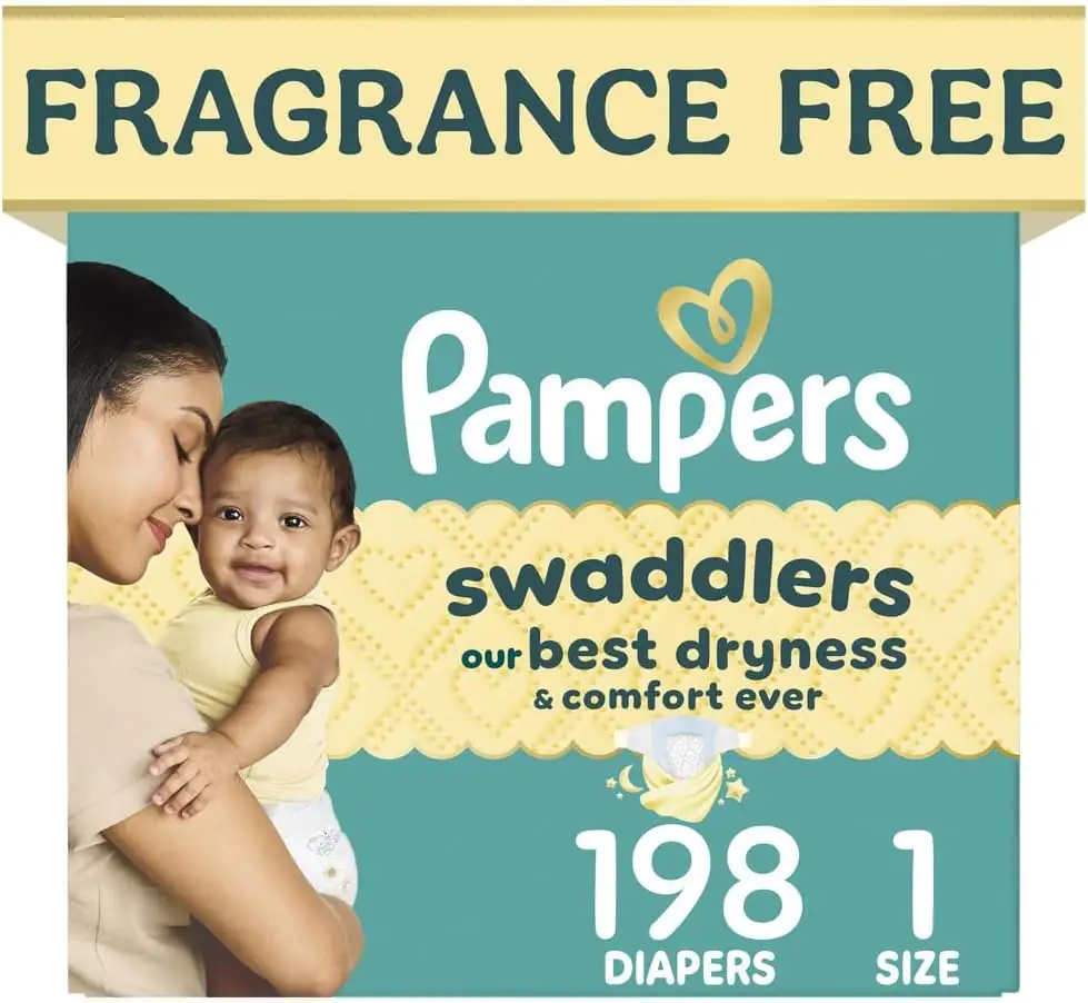 Pampers Swaddlers Diapers, Size 1… — Photo 1