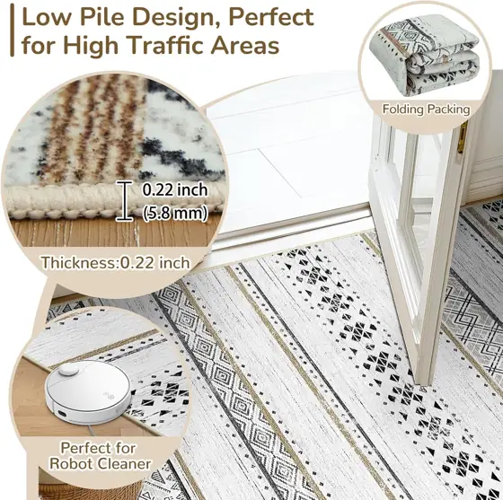 9x12 Washable Area Rugs for… — Photo 3