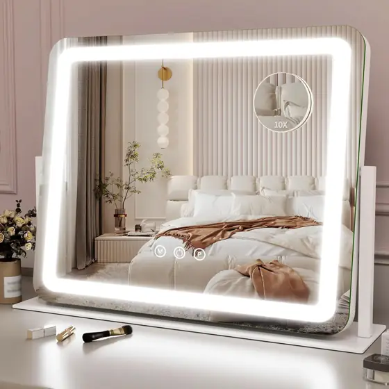 ROLOVE 22x17in Lighted Vanity Mirror… — Photo 1