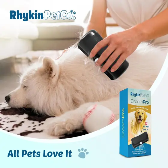GroomPro Dog Deshedding Brush |… — Photo 2