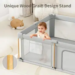 Foldable Baby Playpen with Mat… — Photo 3