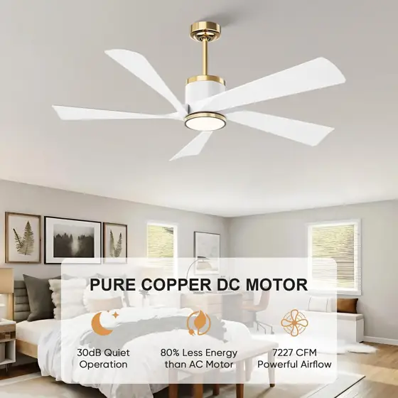 TXCSLY 52" Ceiling Fan with… — Photo 2