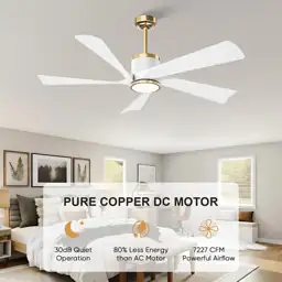 TXCSLY 52" Ceiling Fan with… — Photo 2