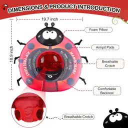 Mambobaby Baby Pool Float with… — Photo 2