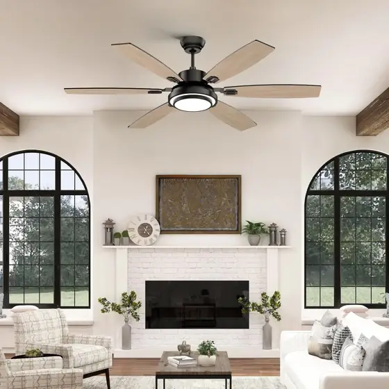 Fanbliss 60-Inch Black Ceiling Fan… — Photo 2