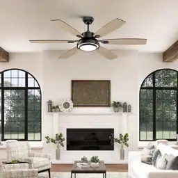 Fanbliss 60-Inch Black Ceiling Fan… — Photo 2
