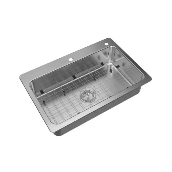 Bratten Drop-in/Undermount 18G Stainless Steel… — Photo 1