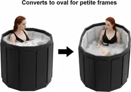 Portable Adult Bathtub, Foldable Soaking… — Photo 3
