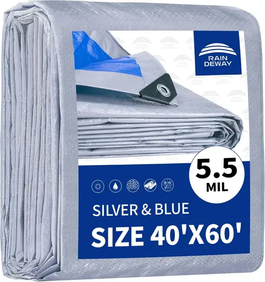 RAINDEWAY Tarps 40x60Ft 5.5 Mil… — Photo 1