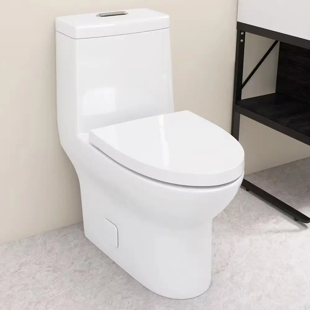 1-Piece Toilet 1.1/1.6 GPF Water-Efficient… — Photo 1
