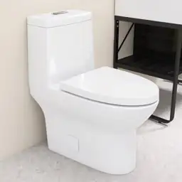 1-Piece Toilet 1.1/1.6 GPF Water-Efficient… — Photo 2