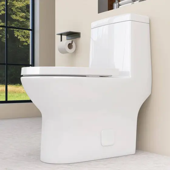 1-Piece Toilet 1.1/1.6 GPF Water-Efficient… — Photo 3