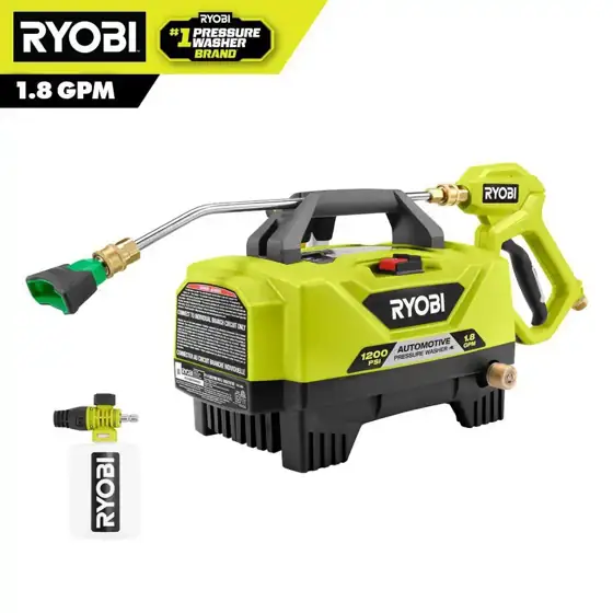 RYOBI 1200 PSI 1.8 GPM… — Photo 1