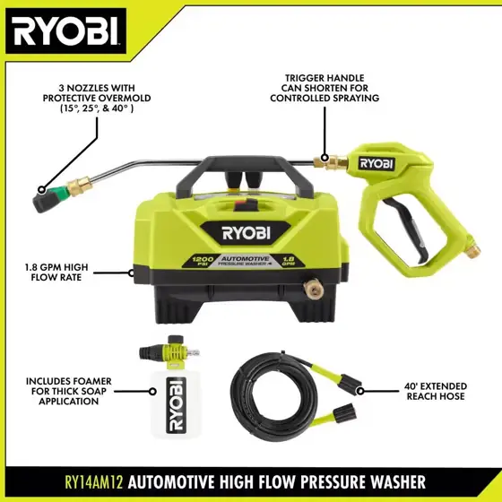 RYOBI 1200 PSI 1.8 GPM… — Photo 3
