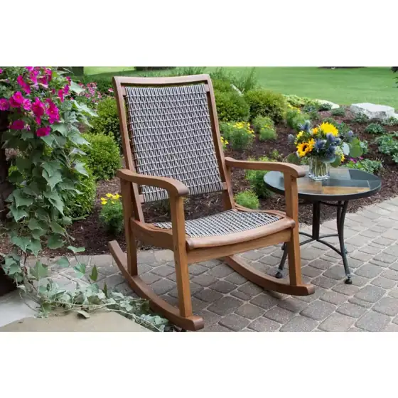 Grey Wicker and Eucalyptus Outdoor… — Photo 3