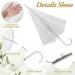 Aodaer 30 Pcs Clear Wedding… — Photo 3
