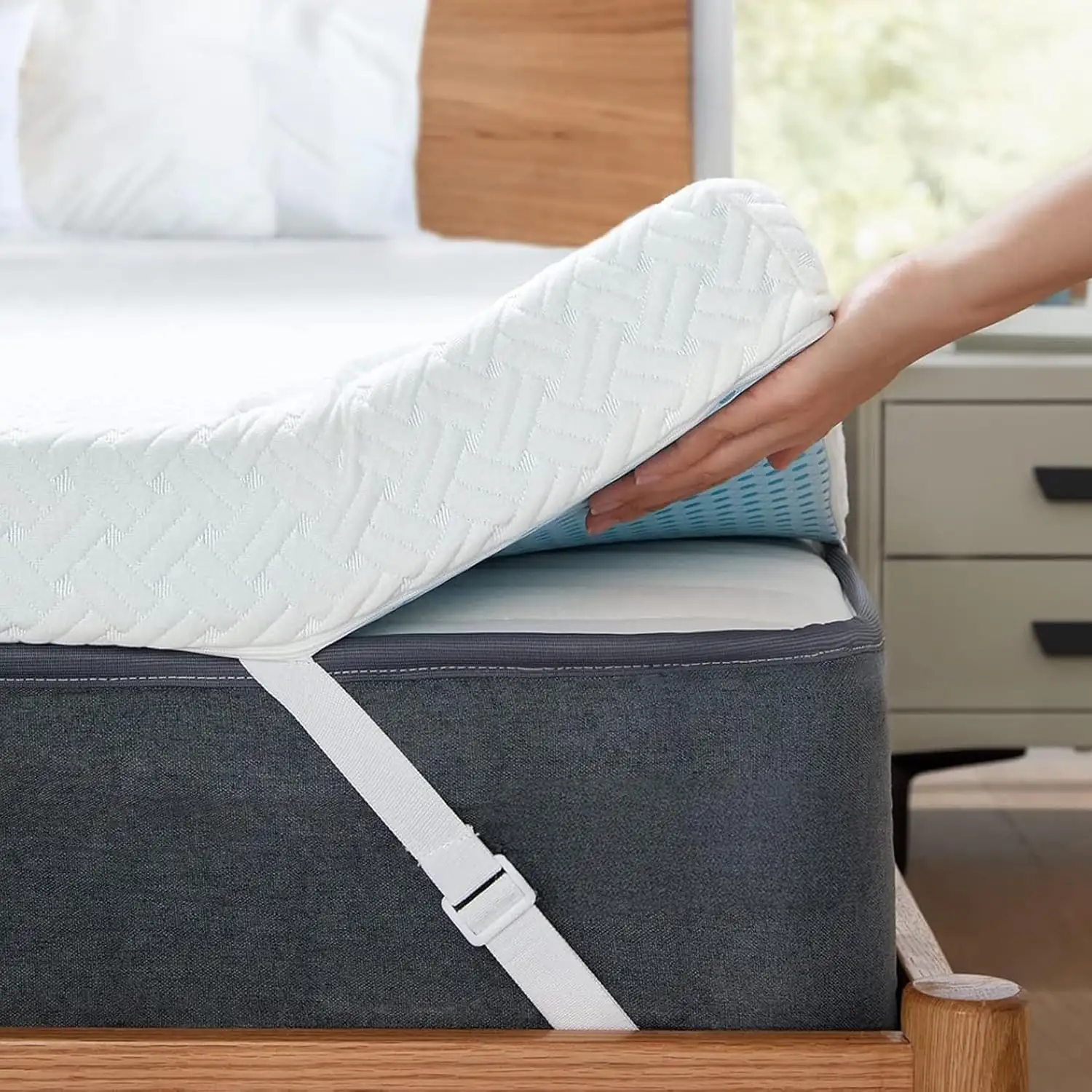 PERLECARE Twin XL Mattress Topper… — Photo 1
