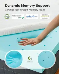 PERLECARE Twin XL Mattress Topper… — Photo 3