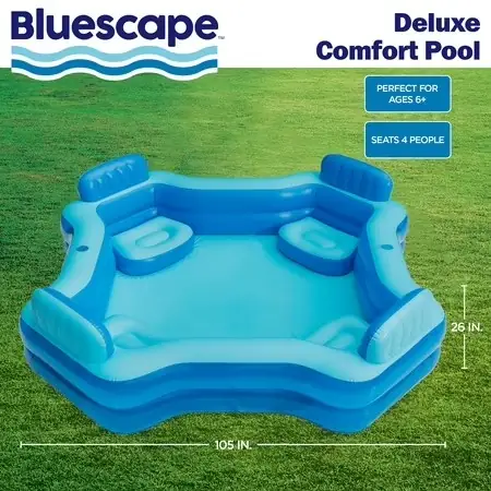 Bluescape Deluxe Comfort Inflatable Family… — Photo 3
