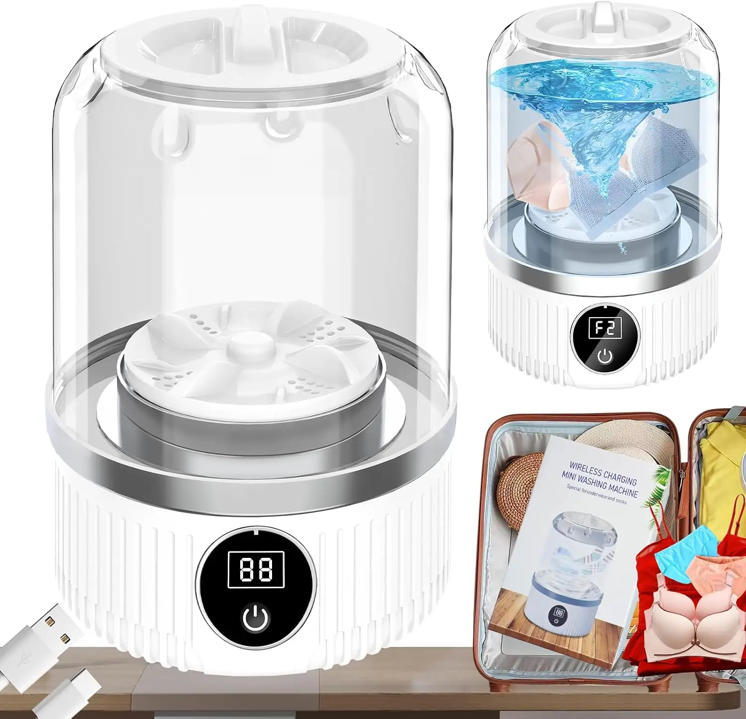 Portable Mini Washing Machine for… — Photo 1