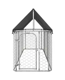 Outdoor Dog Kennel with Roof… — Photo 2