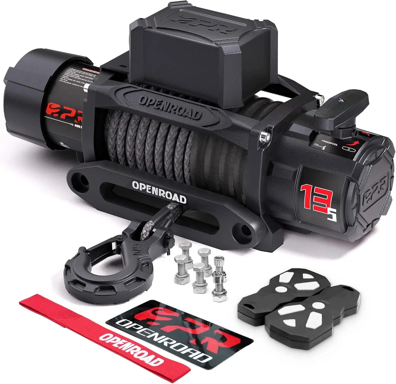 OPENROAD 13500 lb Recovery Winch… — Photo 1