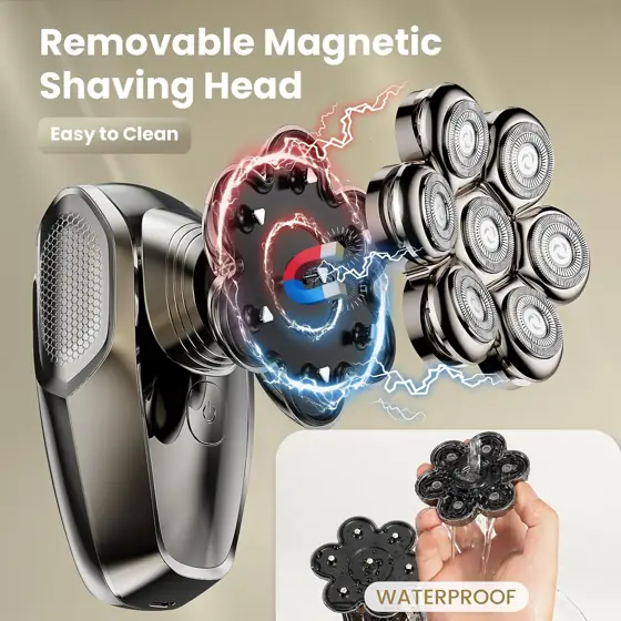 SHPAVVER Detachable Bald Head Shaver… — Photo 2