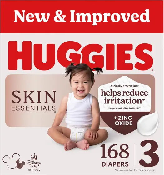Huggies Skin Essentials Diapers Size… — Photo 1