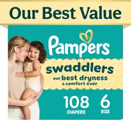 Pampers Swaddlers Disposable Diapers Size… — Photo 1