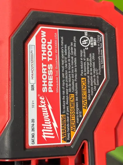 M18 18V Cordless Short Throw… — Photo 11