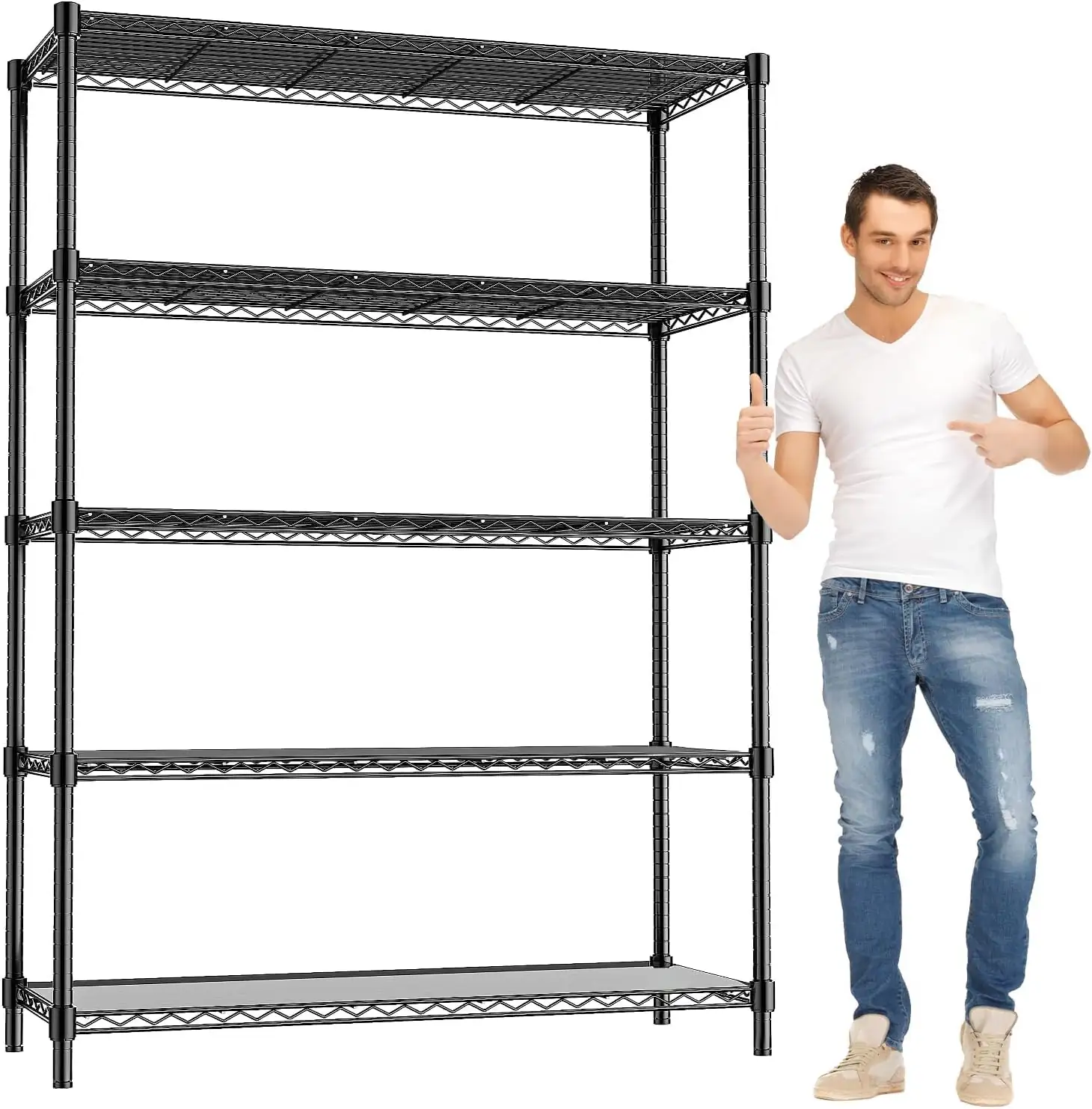 48"W Garage Shelving Unit, 1875-lb… — Photo 1