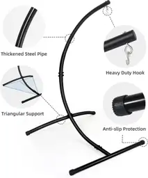 GOUTIME Hammock Chair Stand Hanging… — Photo 2