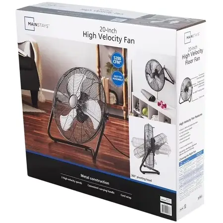 Mainstays 20" 3-Speed High Velocity… — Photo 3