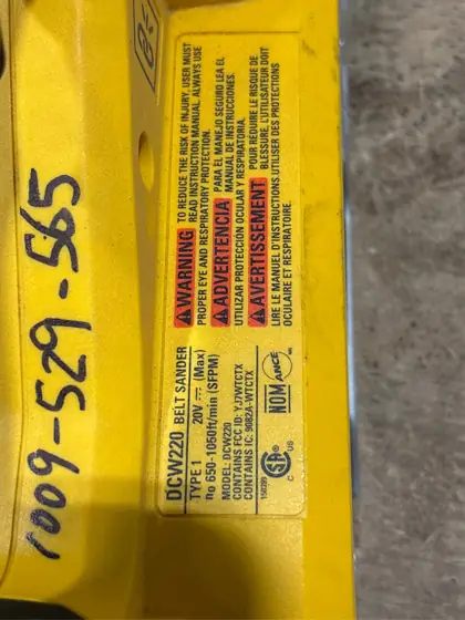 20-Volt Cordless Belt Sander (Tool-Only) — Photo 6